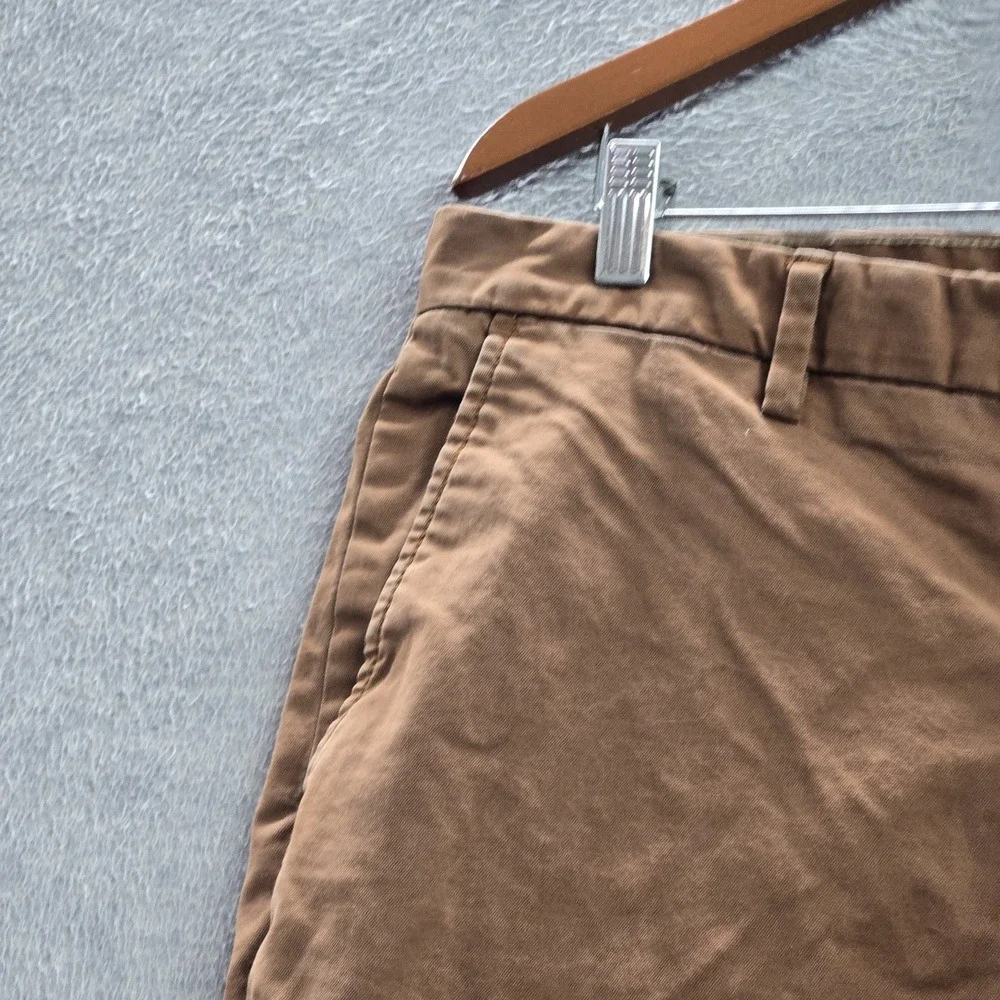 Banana Republic‎ Men Pants 34X34 Brown Chino Twill Lived-In Athletic Fit